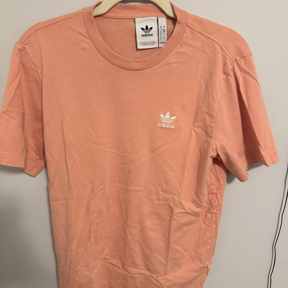 adidas Original’s Adicolor Trefoil Essentials Tee - Ambient Blush HE7192